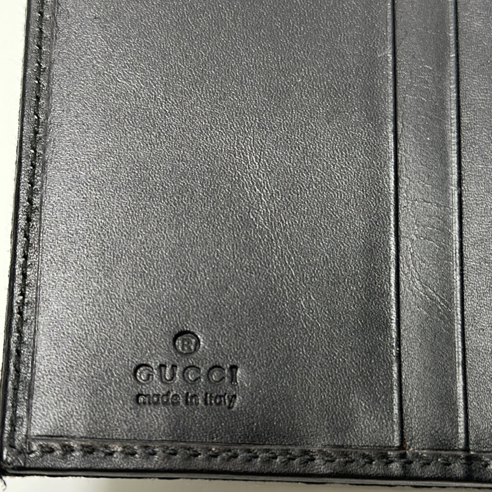 Authentic Vintage Gucci Jackie Compact Wallet- Black - Picture 6 of 12